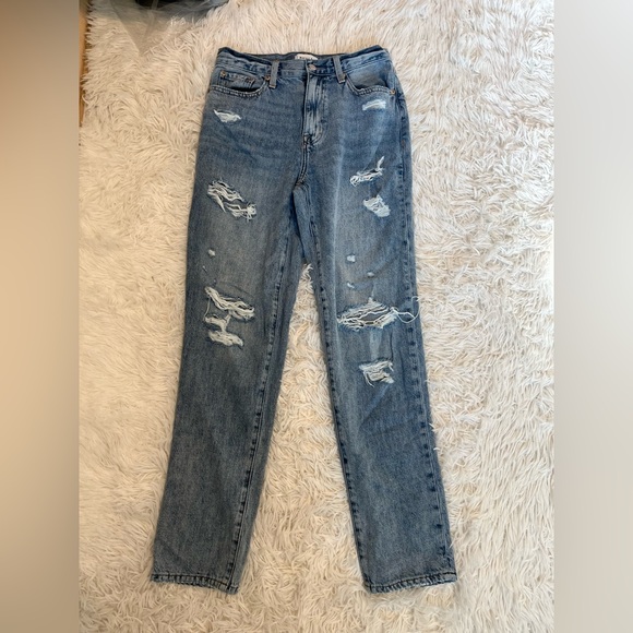 Pistola PRESLEY high rise roller Distressed jeans size 26 - Picture 3 of 5